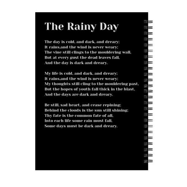 Henry Wadsworth Longfellow Notebook - The Rainy Day