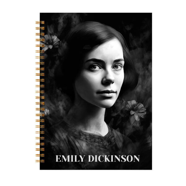 Emily Dickinson Notebook - Gold Spiral