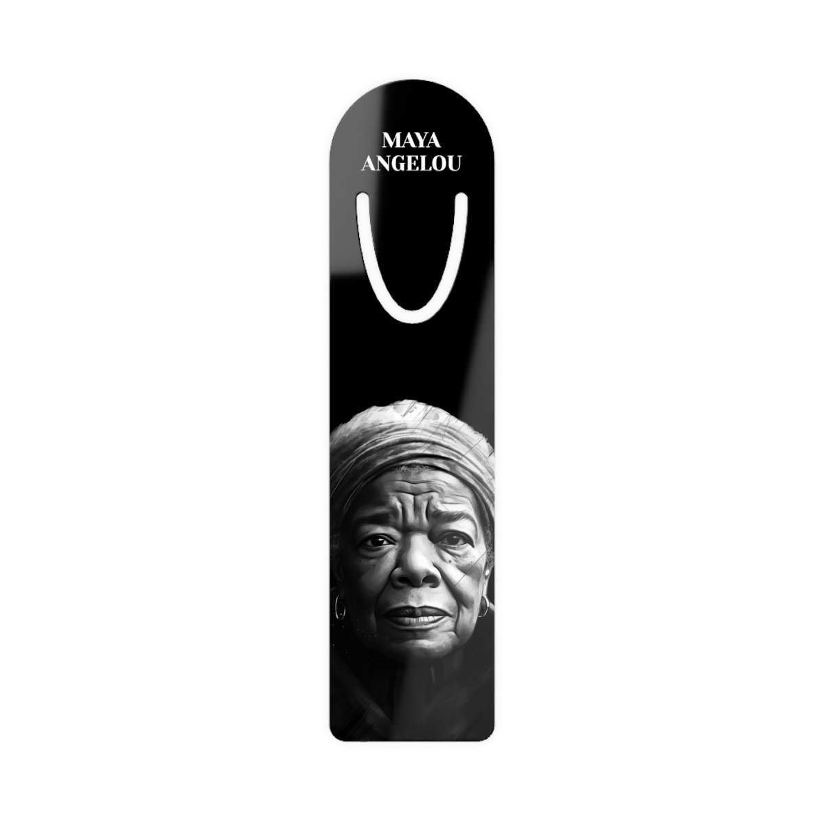 Maya Angelou Aluminum Bookmark
